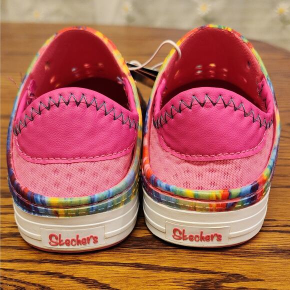Retro Vibe Kidcore Skechers Rainbow Foam Jelly Clogs Size 10 - Picture 3 of 6
